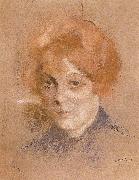 Edouard Vuillard The young woman has red hair Sweden oil painting artist